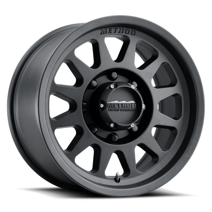 Method Wheels MR70479087518H Method MR704 HD 17x9 18mm Offset 8x170 130.81mm CB Matte Black Wheel