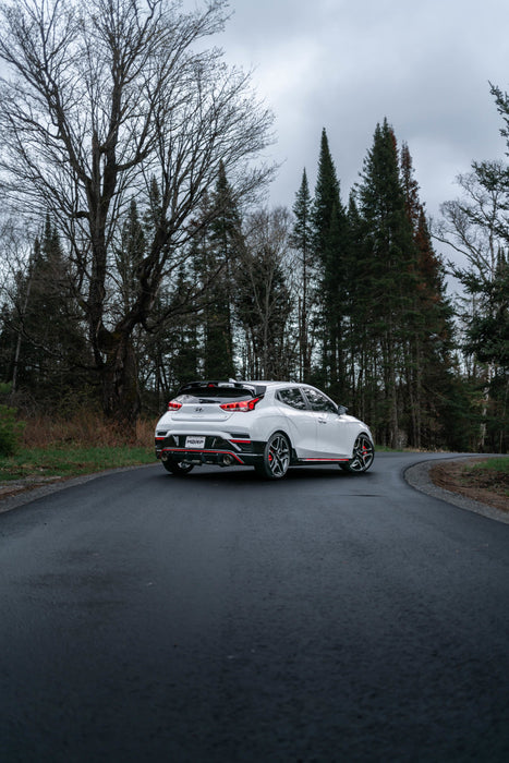 MBRP S47063CF 2019+ Hyundai Veloster N 2.0L Turbo 3in Cat Back - T304 Stainless - Carbon Fiber Tip
