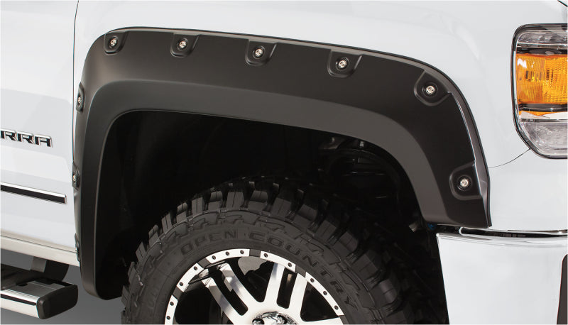 Bushwacker 40928-02 07-13 GMC Sierra 1500 Fleetside Boss Pocket Style Flares 4pc 78.7/97.6in Bed - Black