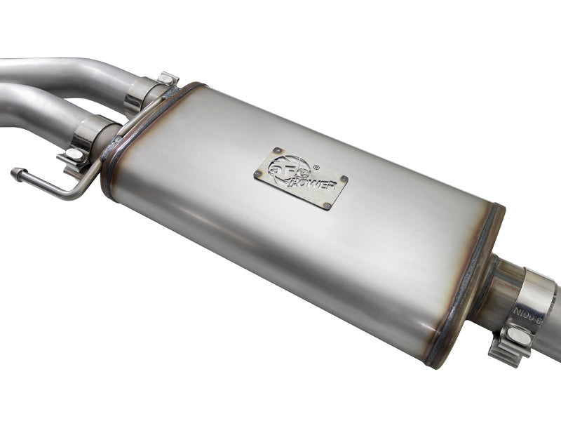 aFe 49-43081-B Rebel Exhausts 3in SS Cat-Back 15-16 Ford F-150 EcoBoost V6 2.7/3.5L V8 5.0L w/ Black Tips