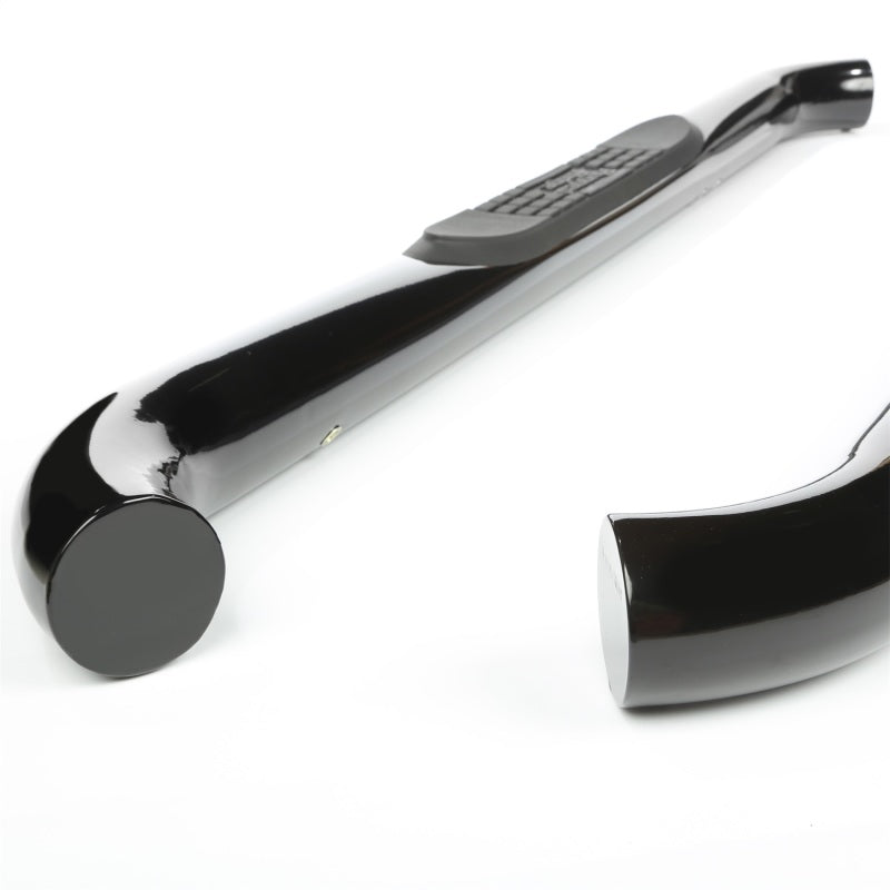 Rugged Ridge 11590.05 3-In Round Side Steps Black 07-18 2-Door Jeep Wrangler