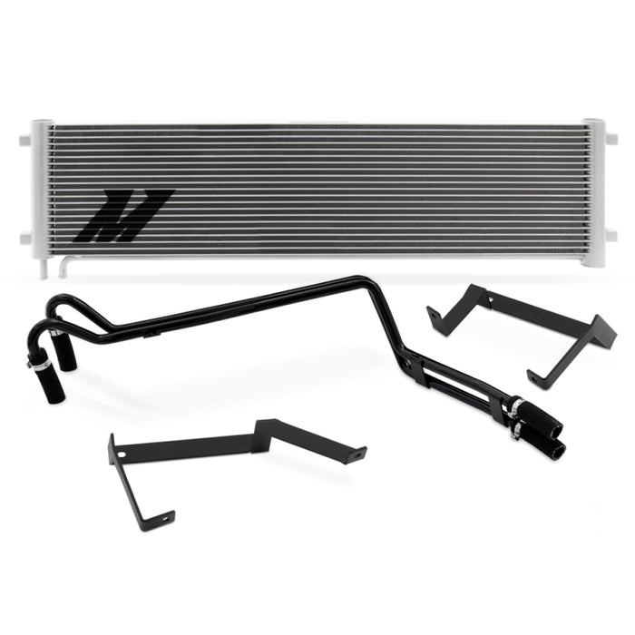 Mishimoto MMTC-F2D-11SL 11-16 Ford 6.7L Powerstroke Transmission Cooler Kit Silver
