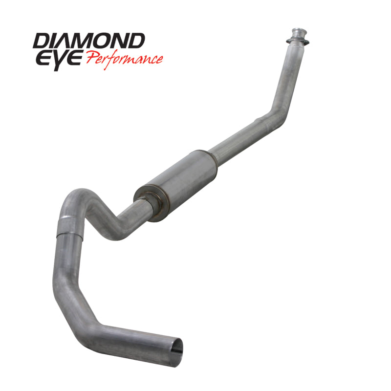 Diamond Eye Performance K4212A-RP Diamond Eye KIT 4in TB MFLR RPLCMENT PIPE SGL AL: 98.5 - 02 DODGE CUMMINS 5.9L