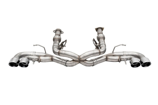 CORSA Performance 21104 Corsa 2020-25 Corvette C8 3in Xtreme Cat-Back Exhaust 4.5in Pol Quad Tips - Deletes stock AFM Valve