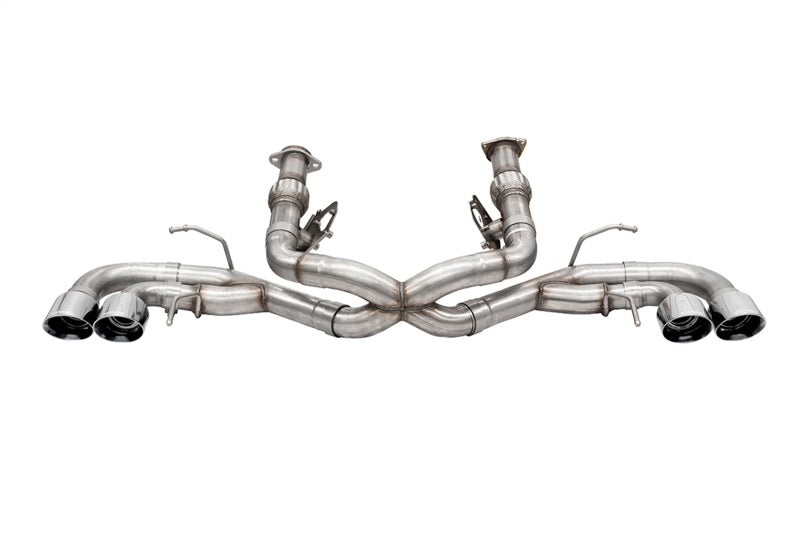 CORSA Performance 21104 Corsa 2020-25 Corvette C8 3in Xtreme Cat-Back Exhaust 4.5in Pol Quad Tips - Deletes stock AFM Valve