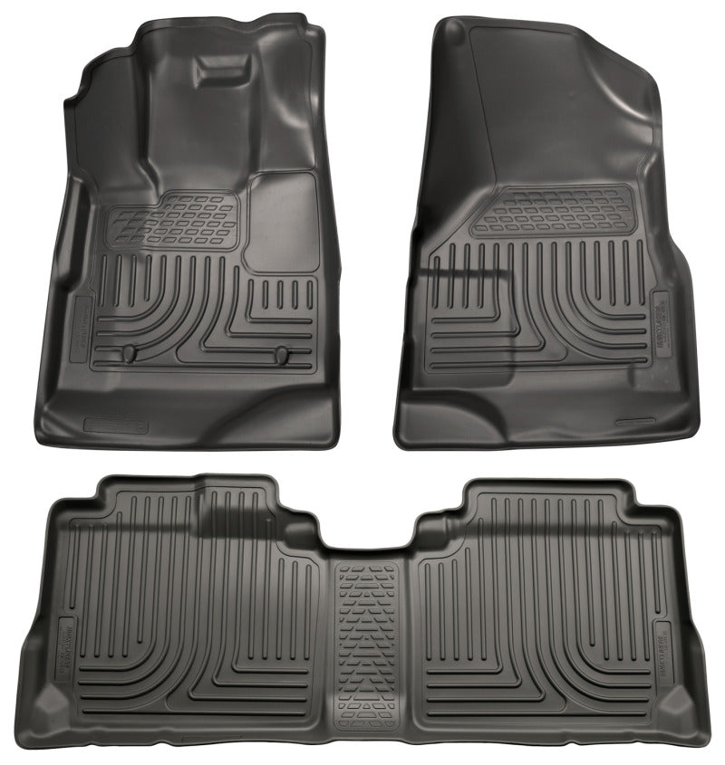 Husky Liners 98131 10-12 Chevy Equinox/GMC Terrain WeatherBeater Combo Black Floor Liners