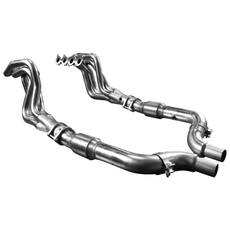Kooks Headers 1151H431 Kooks 15+ Mustang 5.0L 4V 1 7/8in x 3in SS Headers w/ Green Catted OEM Connection Pipe