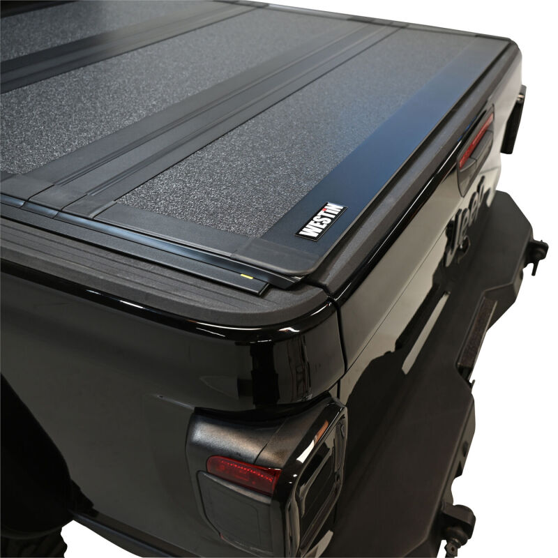 Westin 19-44165 20-22 Jeep Gladiator JT 4WD 5ft. Bed Hard Tri-Fold Tonneau Cover - Black