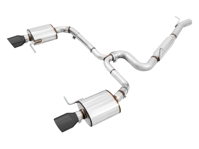 AWE Tuning 3015-33098 VW MK7 Golf Alltrack/Sportwagen 4Motion Touring Edition Exhaust - Diamond Black Tips