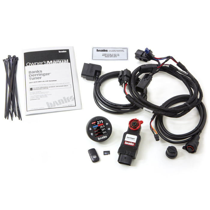 Banks Power 66793 17-19 GM 2500 6.6L L5P Derringer Tuner (Gen 2) w/ 1.8in iDash DataMonster