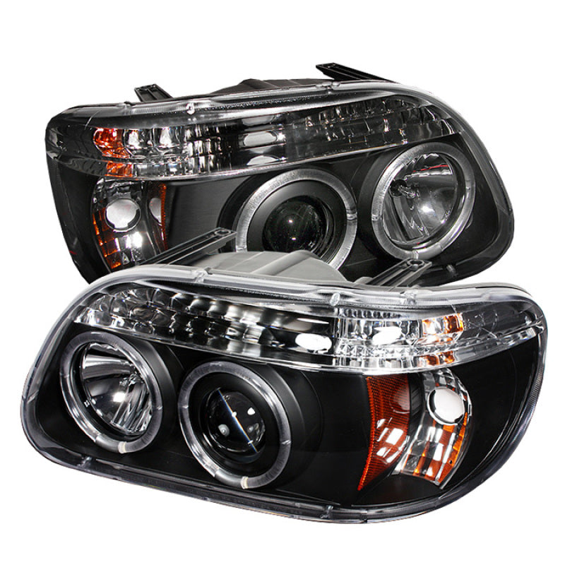 SPYDER 5010131 Spyder Ford Explorer 95-01 1PC Projector Headlights LED Halo Blk PRO-YD-FEXP95-HL-1PC-BK
