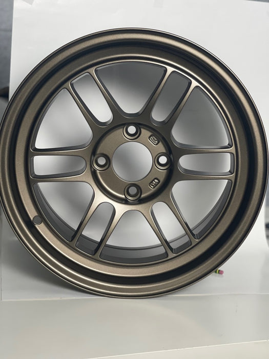 Enkei 3795804928BP RPF1 15x8 4x100 28mm Offset 5 Hub Bore Bronze Wheel - 11.64Lbs (MOQ 40)