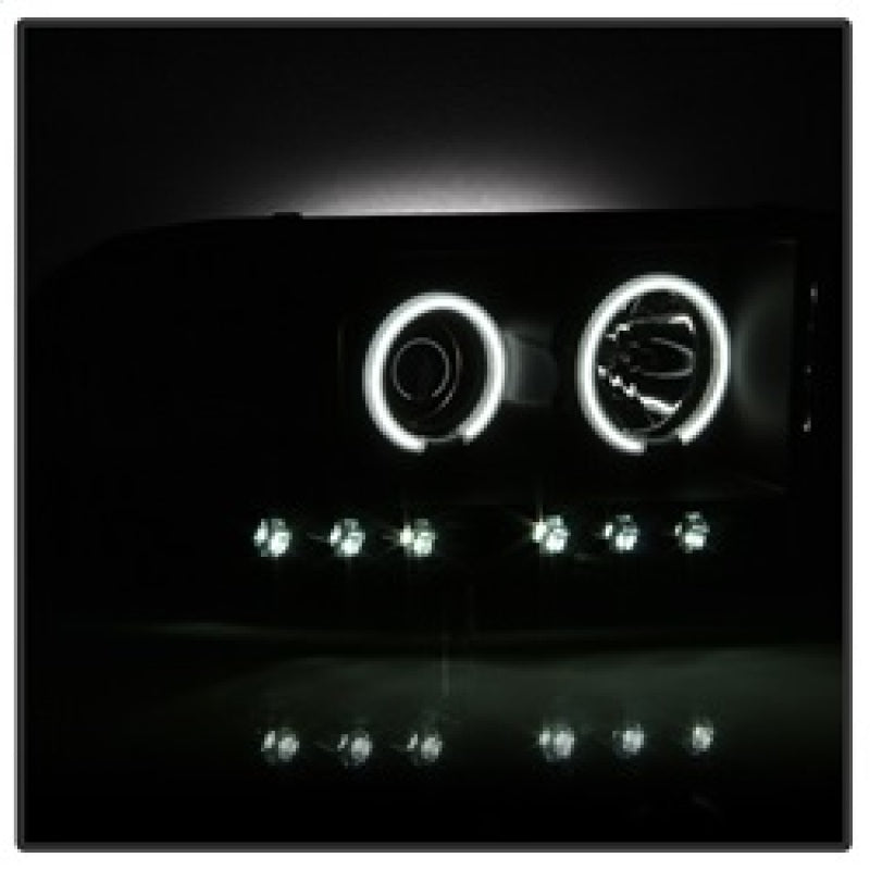 SPYDER 5078797 Spyder Dodge RAM 1500 02-05 03-05 Projector Headlights CCFL Halo LED Blk Smke PRO-YD-DR02-CCFL-BSM
