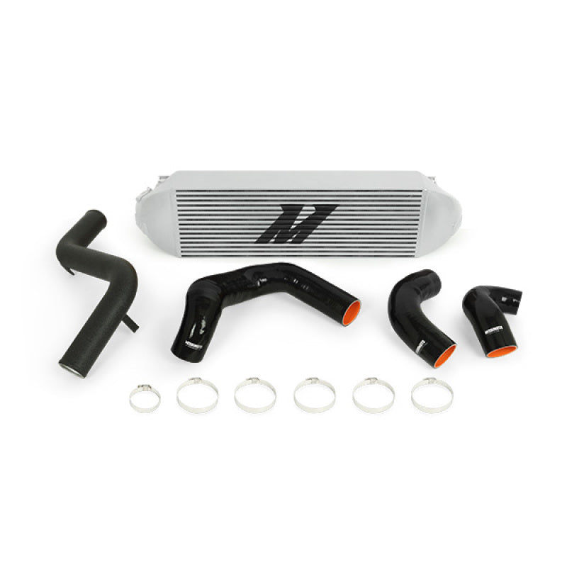 Mishimoto MMINT-FOST-13KBSL 2013+ Ford Focus ST Silver Intercooler w/ Black Pipes