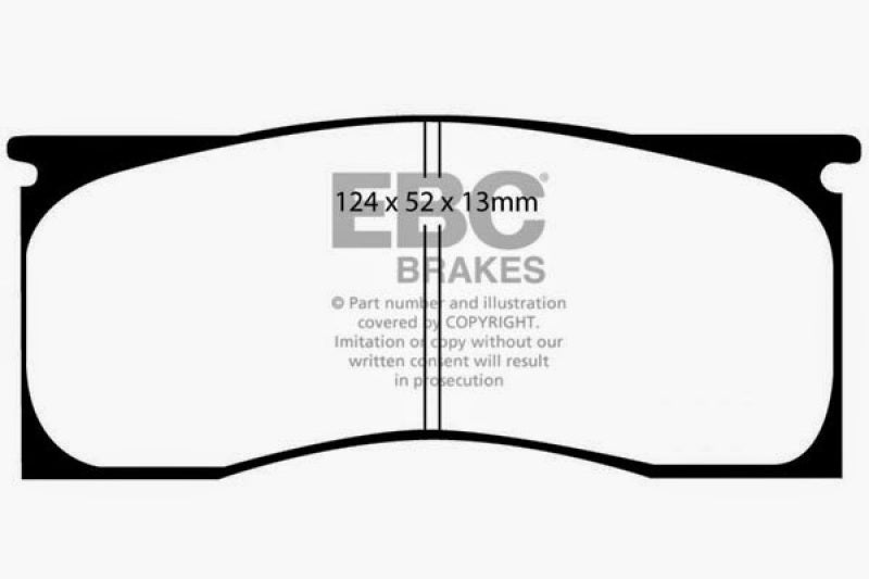 EBC DP31157C 65-69 Dodge Dart 2.8 Redstuff Front Brake Pads