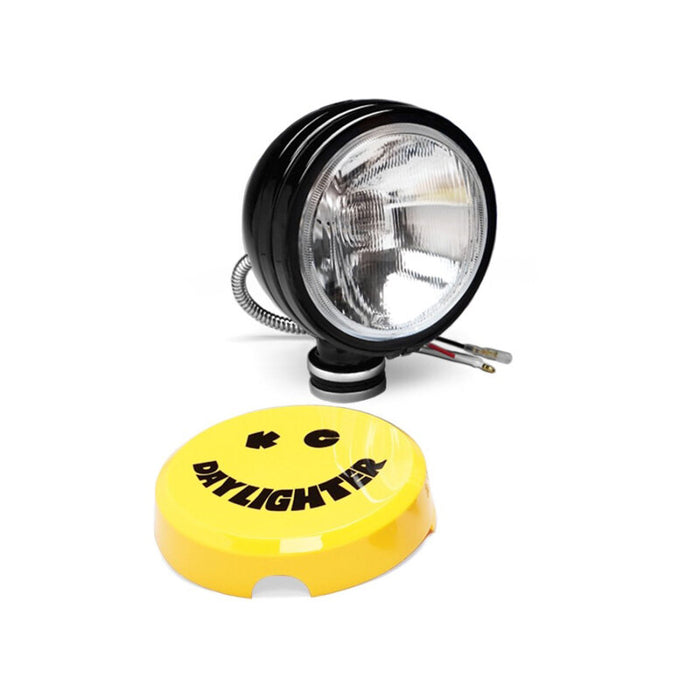 KC HiLiTES 1234 Daylighter 6in. Halogen Light 100w Spread Beam (Single) - Black SS