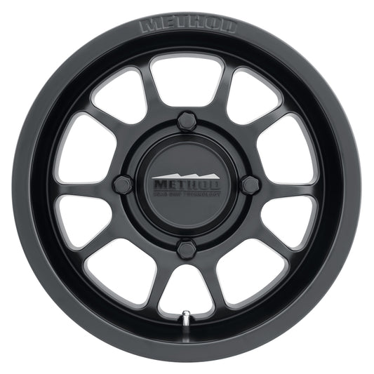 Method Wheels MR40957046543 Method MR409 Bead Grip 15x7 / 4+3/13mm Offset / 4x156 / 132mm CB Matte Black Wheel