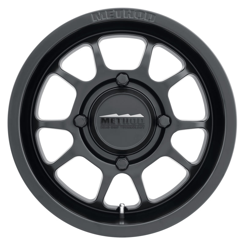 Method Wheels MR40958046544 Method MR409 Bead Grip 15x8 / 4+4/0mm Offset / 4x156 / 132mm CB Matte Black Wheel