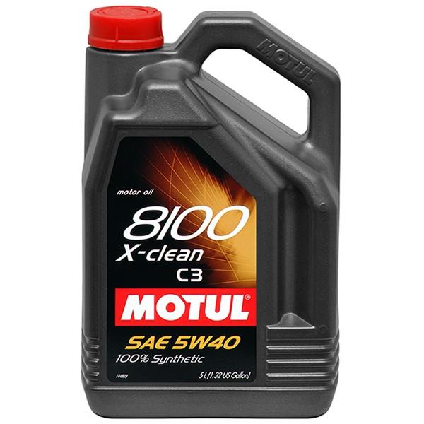 Motul 102786 1L Synthetic Engine Oil 8100 5W40 X-CLEAN C3 -505 01-502 00-505 00-LL04