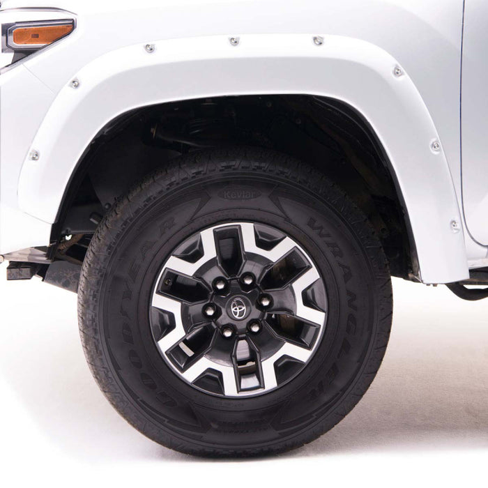 EGR 791574-GAZ 14+ Chev Silverado 6-8ft Bed Bolt-On Look Color Match Fender Flares - Set - Summit White