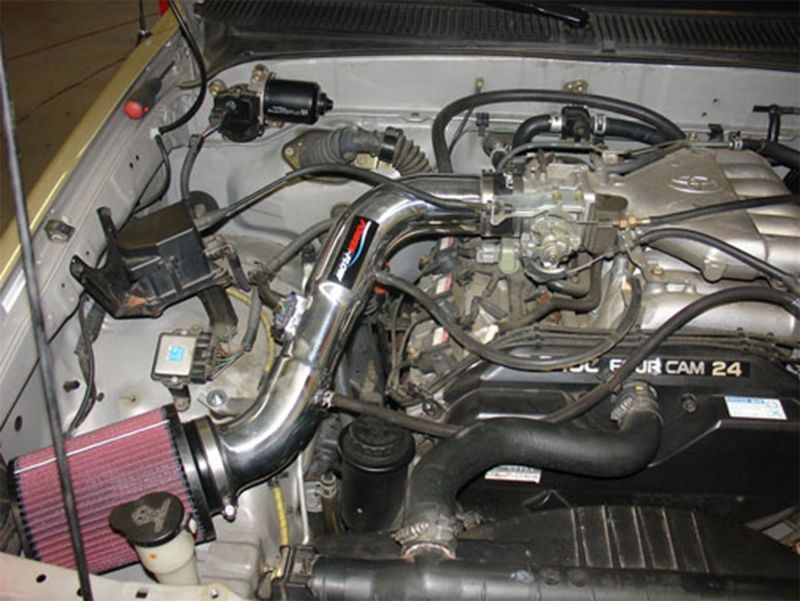 Injen PF2055WB 99-04 4Runner Tacoma 3.4L V6 only Wrinkle Black Power-Flow Air Intake System