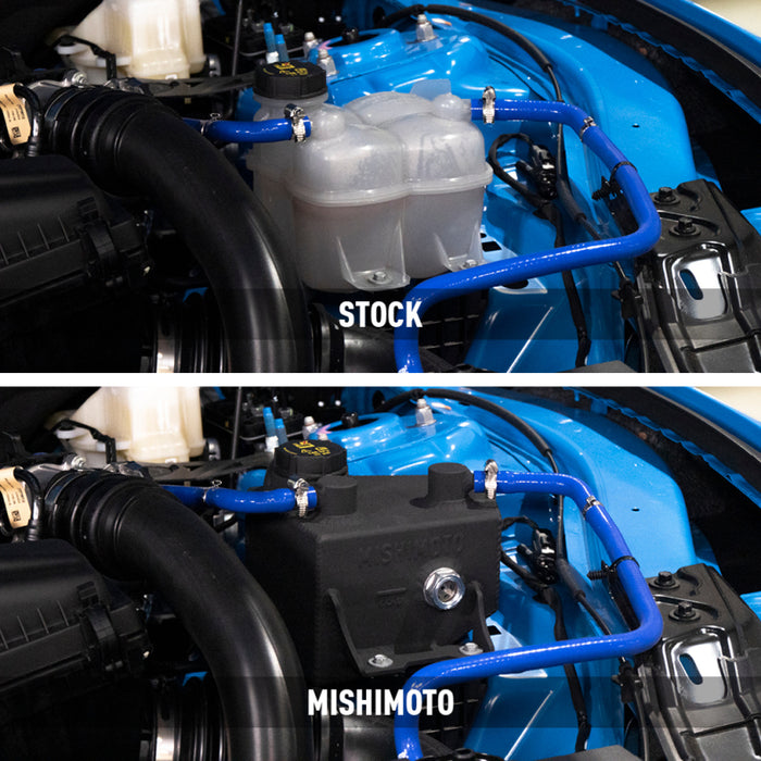 Mishimoto MMRT-MUS-24MWBK 2024+ Ford Mustang V8/2.3L EcoBoost Expansion Tank - Black