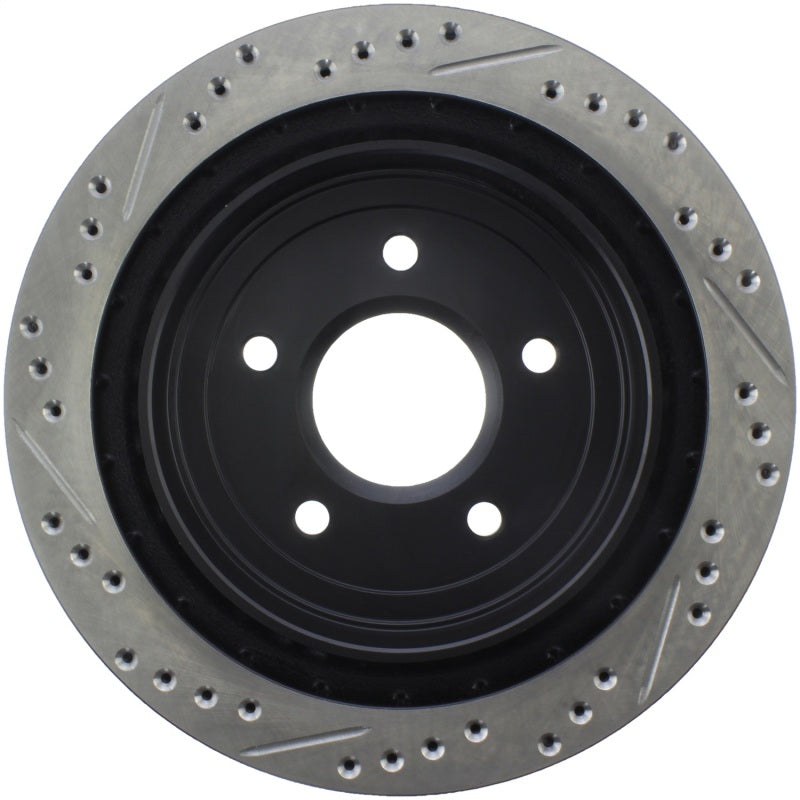 Stoptech 127.62061L StopTech 97-10 Chevy Corvette Slotted & Drilled Rear Left Rotor