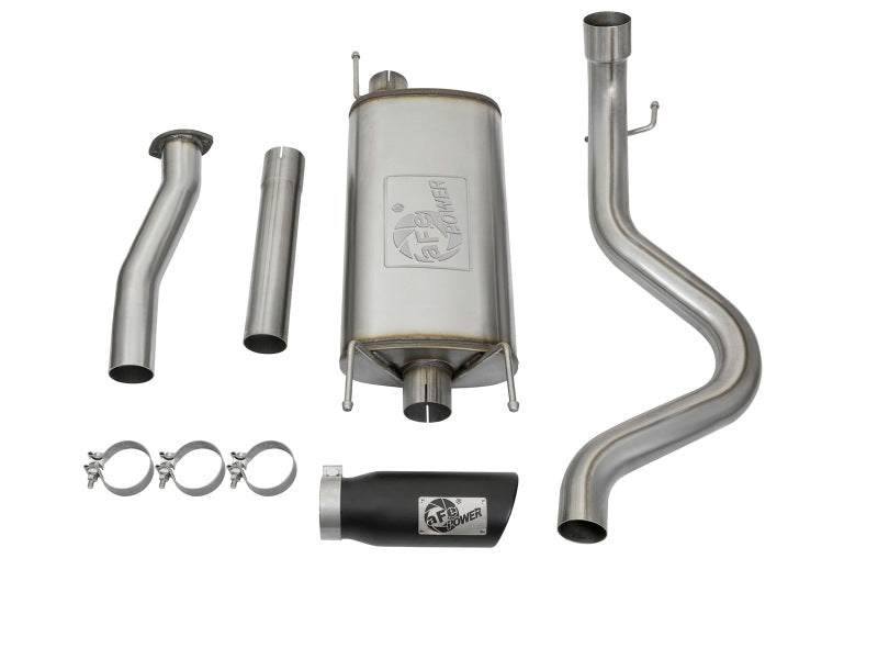 aFe 49-46026-B MACHForce XP Cat-Back SS w/Black Tips 16 Toyota Tacoma V6-3.5L