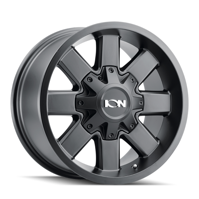 ION Wheels 141-7976B18 ION Type 141 17x9 / 8x165.1 BP / 18mm Offset / 125.2mm Hub Satin Black Wheel