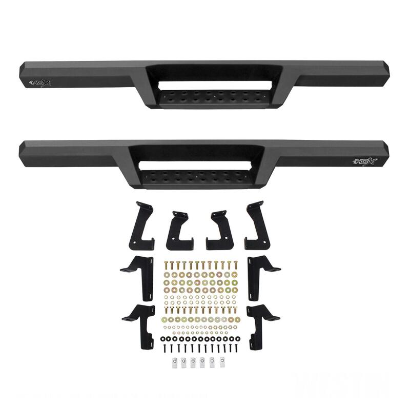Westin 56-14055 18-20 Jeep Wrangler JL 2DR HDX Drop Nerf Step Bars - Textured Black