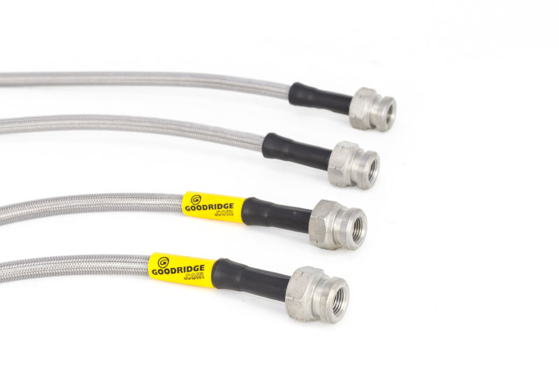 Goodridge 20013 89-91 Honda Civic/CRX (w/Rear Drum) Stainless Steel Brake Line Kit