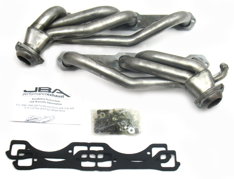 JBA 1832S 96-00 GM Truck 5.0L/5.7L SBC w/o A.I.R. 1-1/2in Primary Raw 409SS Cat4Ward Header