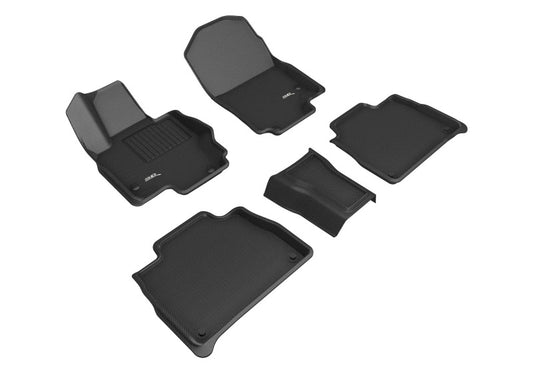 3D MAXpider L1MB11801509 20-22 Mercedes-Benz GLE-CLASS 5-Seat Kagu 1st & 2nd Row Floormat - Black