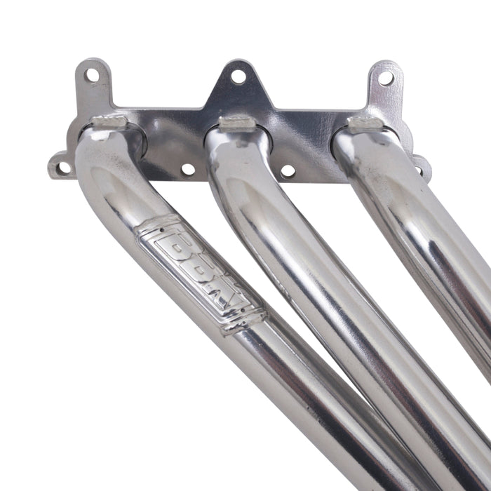BBK 40410 10-11 Camaro V6 Long Tube Exhaust Headers With Converters - 1-5/8 Silver Ceramic