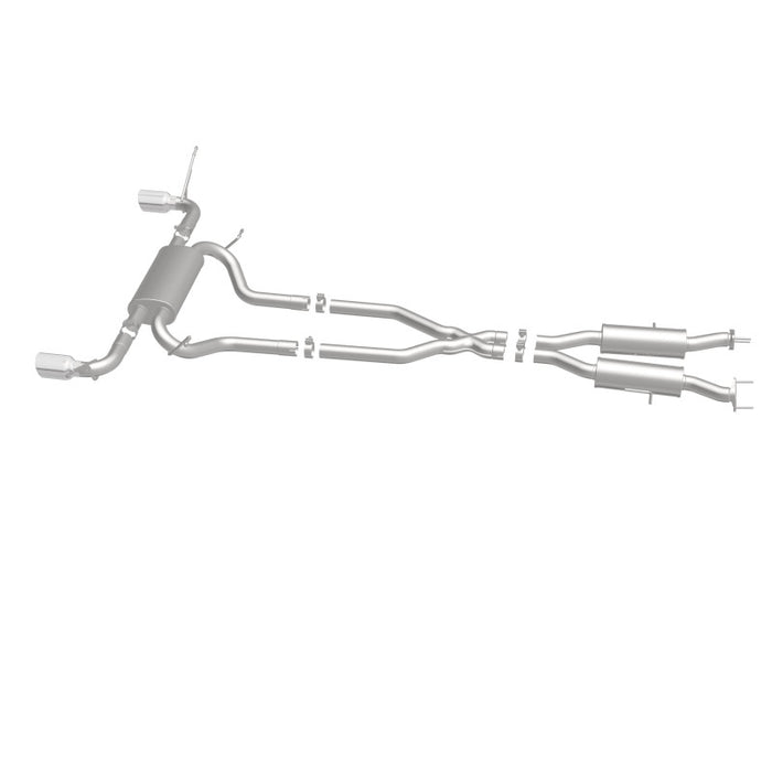 Magnaflow 19216 MagnaFlow Cat-Back SS 2.5in Dual Split Rear 4in Black Tip 11-16 Jeep Grand Cherokee 5.7L V8/3.6L V6