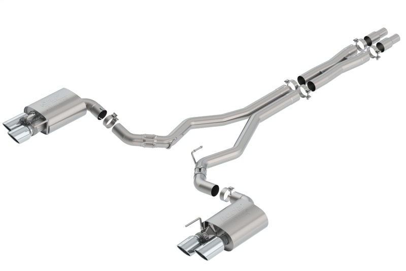 Borla 140743 2018 Ford Mustang GT 5.0L AT/MT 3in ATAK Catback Exhaust w/ Valves