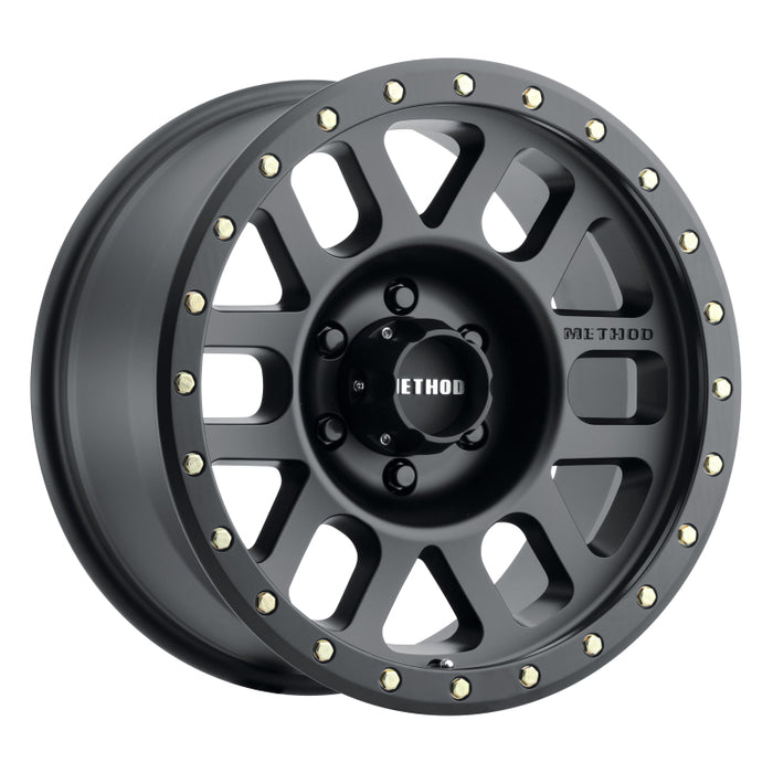 Method Wheels MR30989016518 Method MR309 Grid 18x9 +18mm Offset 6x135 94mm CB Matte Black Wheel