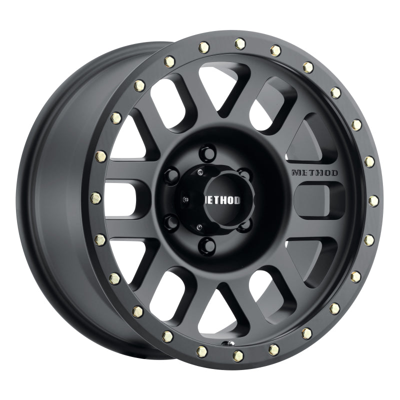 Method Wheels MR30978516500 Method MR309 Grid 17x8.5 0mm Offset 6x135 94mm CB Matte Black Wheel