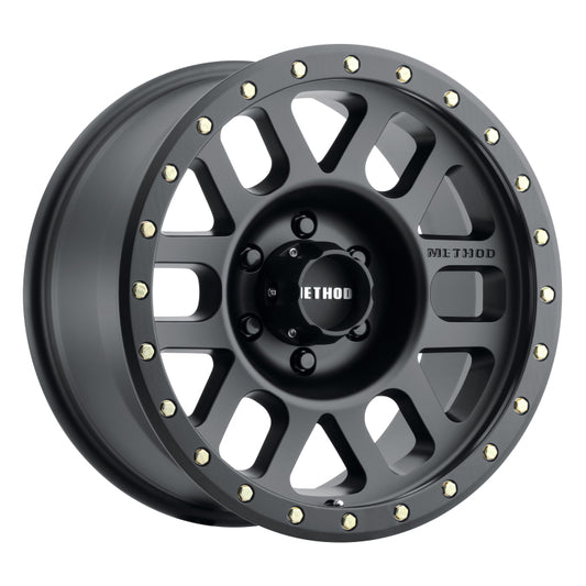 Method Wheels MR30978562500 Method MR309 Grid 17x8.5 0mm Offset 6x120 83mm CB Matte Black Wheel