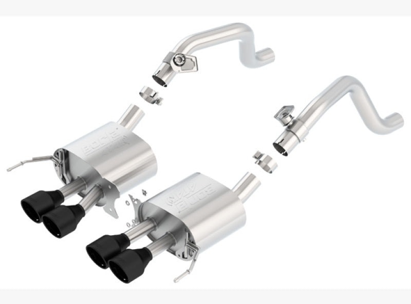 Borla 11863CB 14-17 C7 Corvette Stingray Axle-Back ATAK Exhaust 2.75in to Muffler Dual 2.0in Out 4.25in Tip