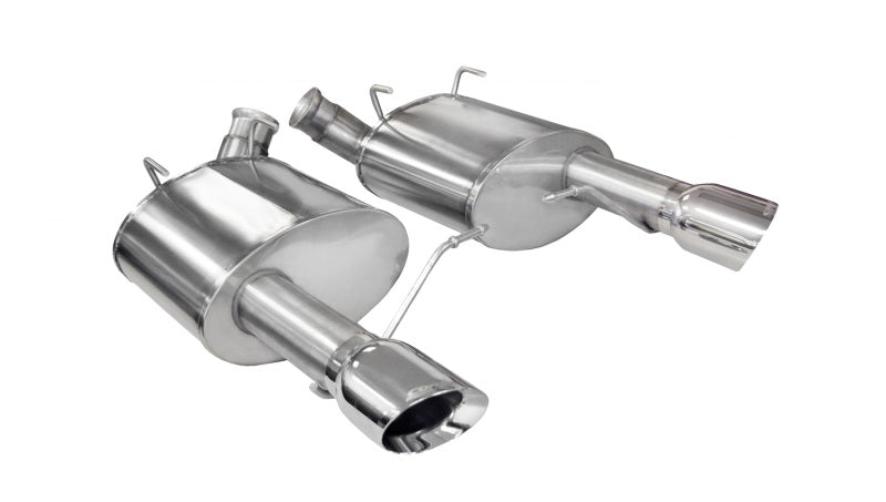 CORSA Performance 14316 Corsa 2011-2014 Ford Mustang GT/Boss 302 5.0L V8 Polished Sport Axle-Back Exhaust