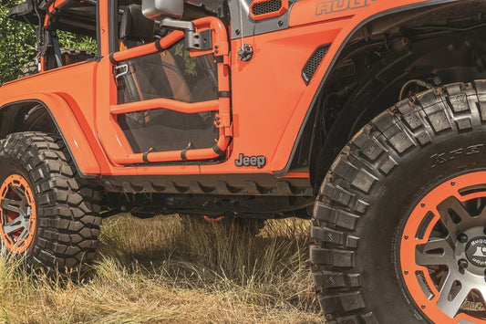 Rugged Ridge 11651.62 Rocker Guard Body Armor 18-20 Jeep Wrangler JL 2-Door