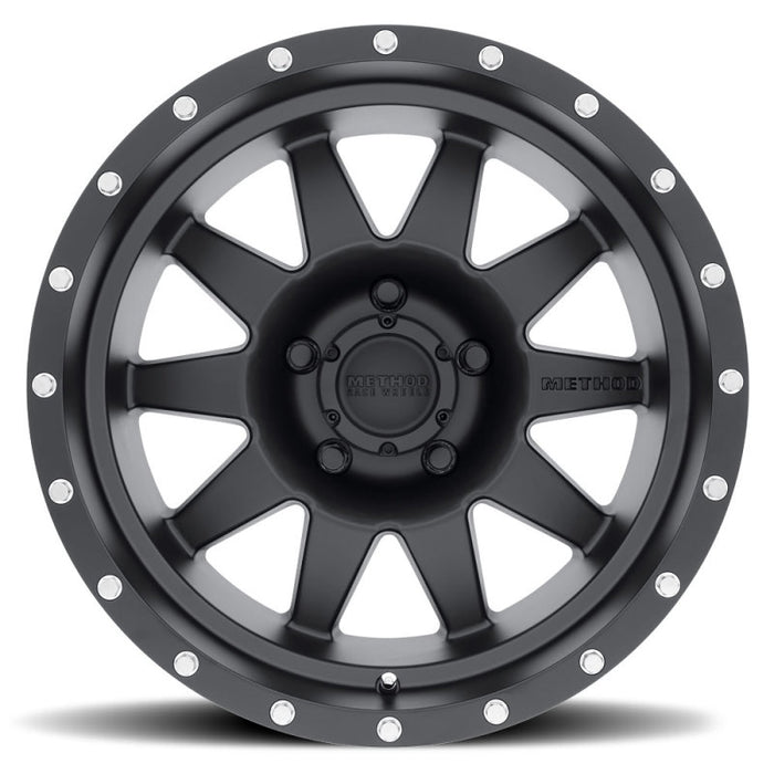 Method Wheels MR30178550500 Method MR301 The Standard 17x8.5 0mm Offset 5x5 94mm CB Matte Black Wheel