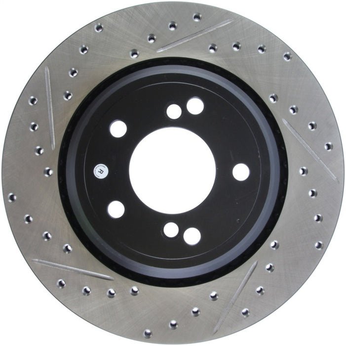 Stoptech 127.34054R StopTech 00-03 BMW M5 (E39) Slotted & Drilled Right Rear Rotor