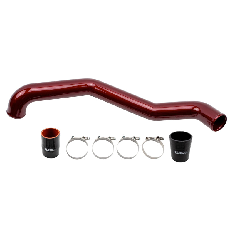 Wehrli WCF100708-GW 17-19 Chevrolet 6.6L L5P Duramax Driver Side 3in Intercooler Pipe - Gloss White