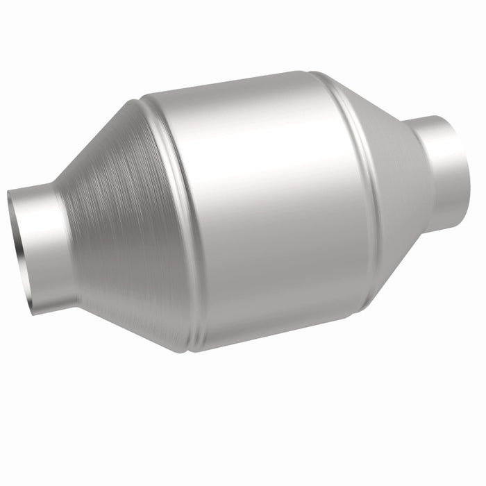 Magnaflow 51655 MagnaFlow Conv Univ 2.25in Inlet/Outlet Center/Center Round 3in Body L x 5in W x 8.75in Overall L