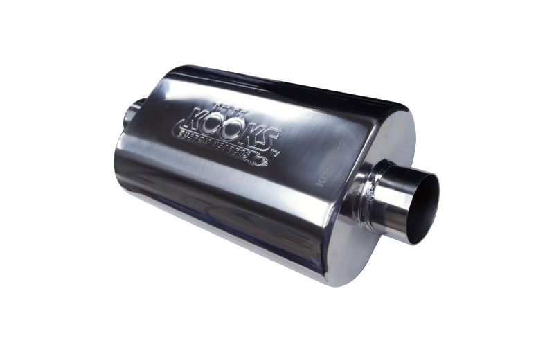 Kooks Headers KO250-12 Kooks Universal 2 1/2in Center/Center Oval Muffler (4x8x12)