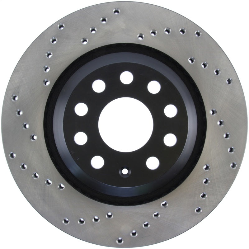 Stoptech 128.33113R StopTech 09-13 VW CC 3.6L VR6 / 08-09 & 12 Golf R/Golf R32 Drilled Right Rear Rotor