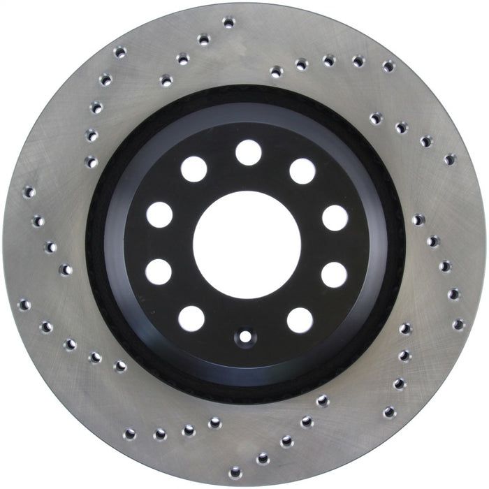 Stoptech 128.33113R StopTech 09-13 VW CC 3.6L VR6 / 08-09 & 12 Golf R/Golf R32 Drilled Right Rear Rotor