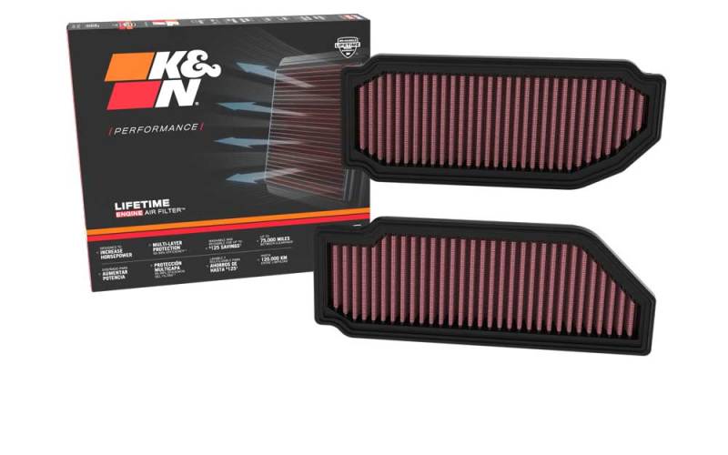 K&N Engineering 33-3181 K&N 22-23 Mercedes Benz SL55 AMG V8 4.0L Replacement Air Filters (2 Per Box)